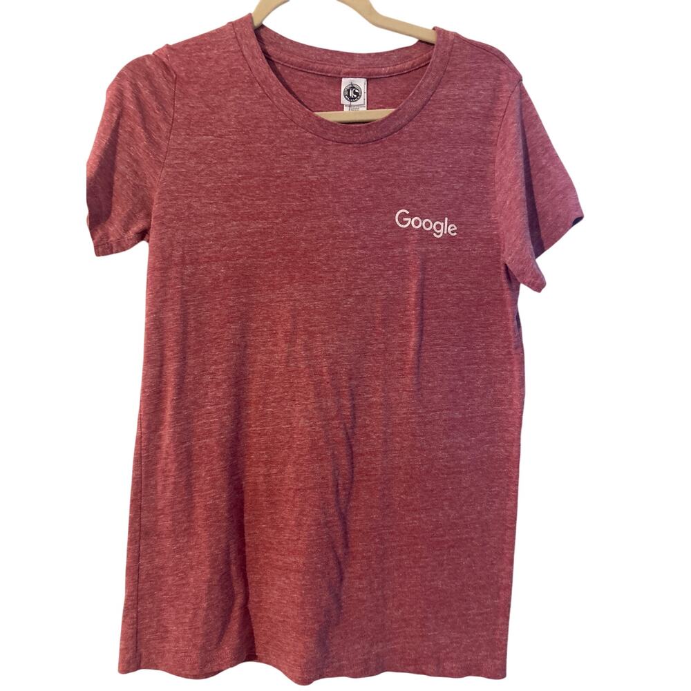 Women’s Size Large Burnt Red Google Shirt like new